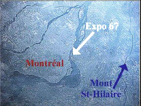 vue aérienne de Montréal